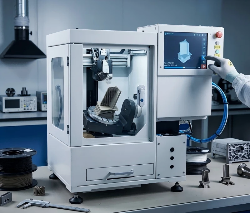 Desktop 5 axis dental milling and printing machine Desktop 5 axis dental milling and printing machine